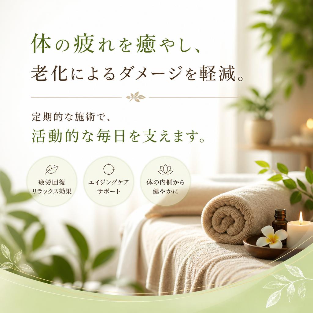 疲労回復で活力を