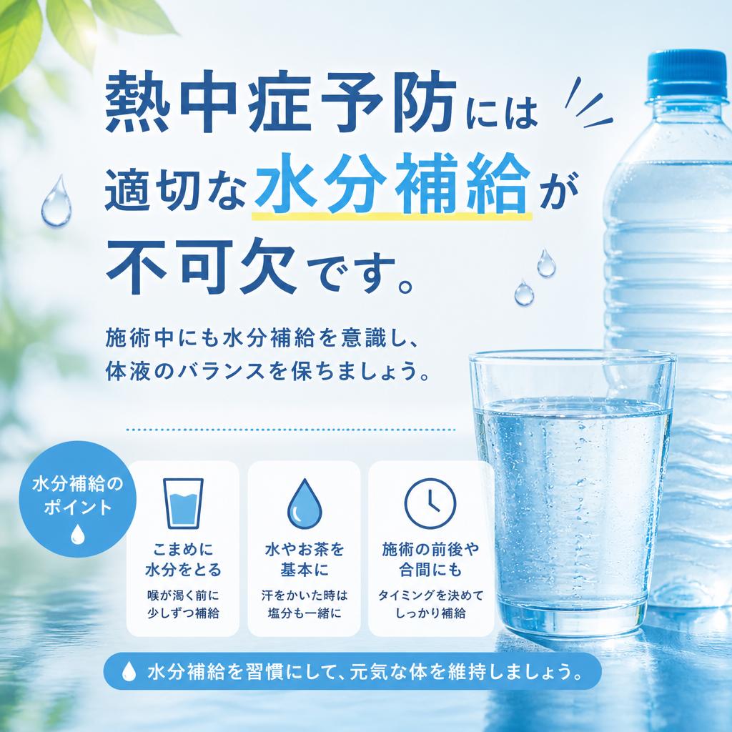 2. 適切な水分補給のImportance