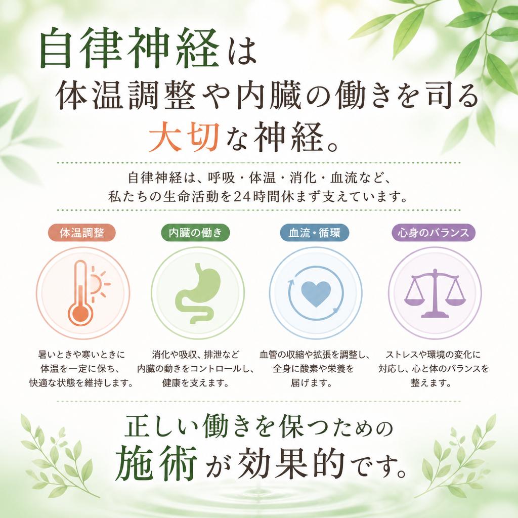 自律神経のバランスとその重要性